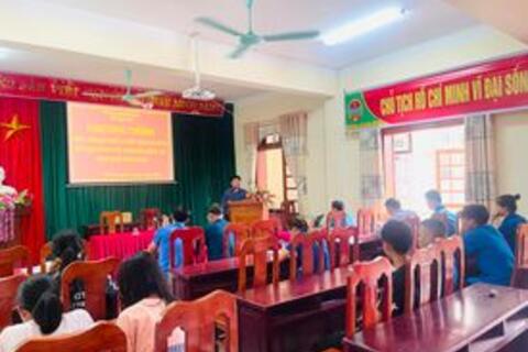 Ủy ban nhân xã Đại Sảo tổ chức đối thoại giữa chủ tịch UBND với thanh niên năm 2023